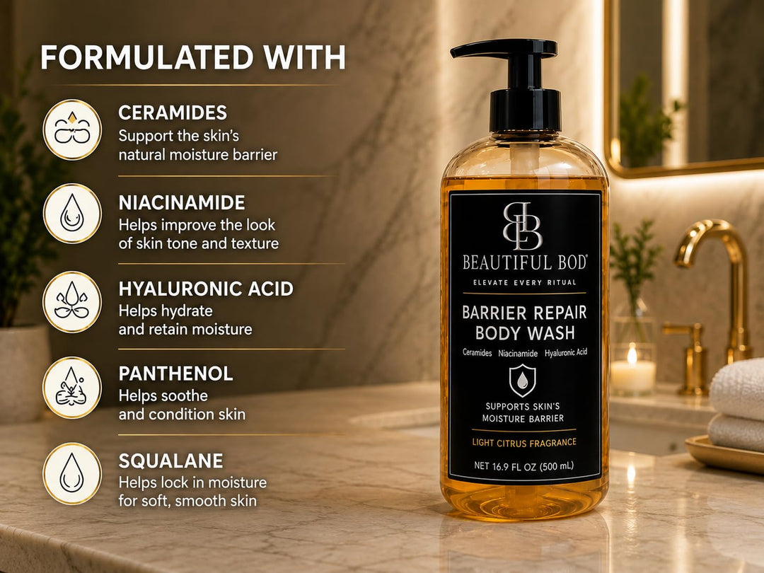Barrier Repair Body Wash with Ceramides, 16.9 Fl Oz