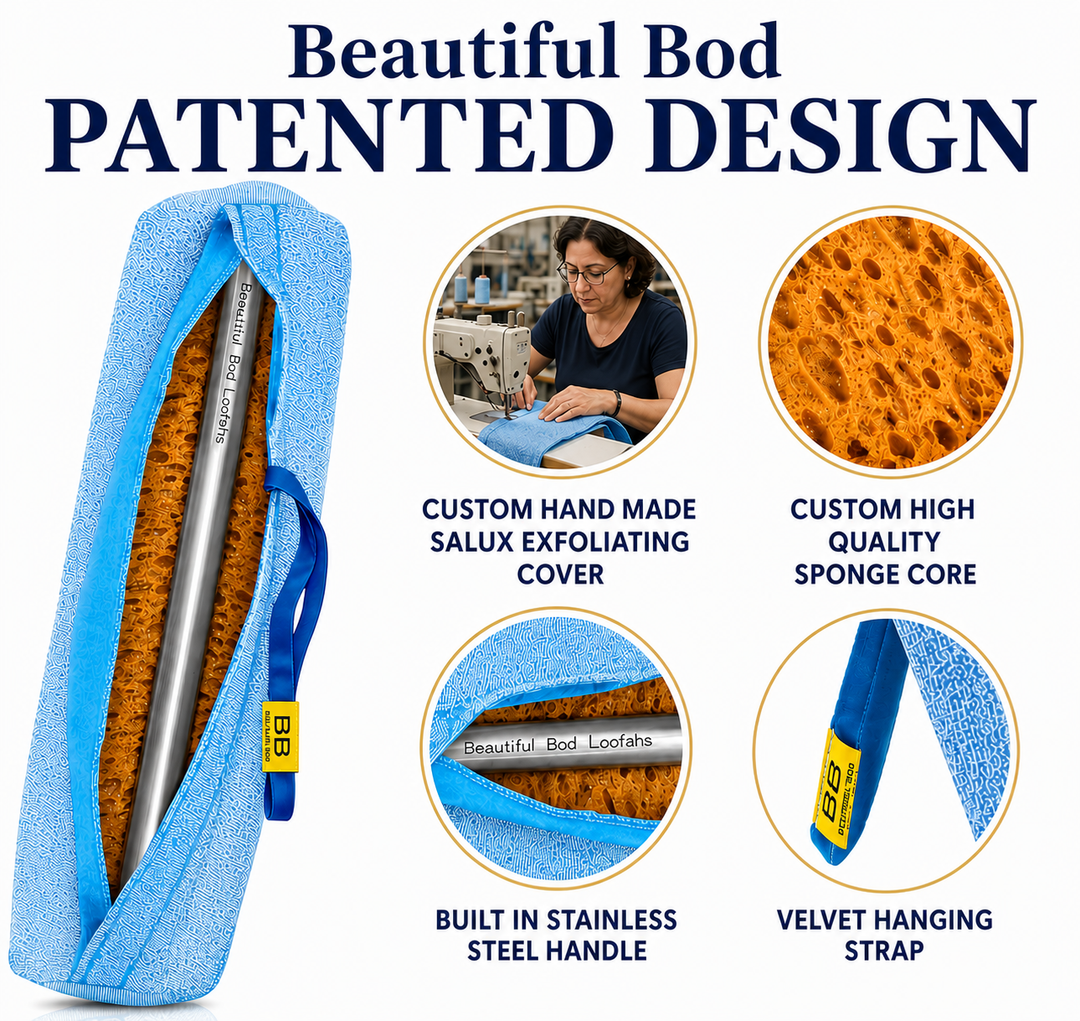 Destiny 13-Inch Loofah - Exfoliating Body Scrubber for Effective Skin Exfoliation