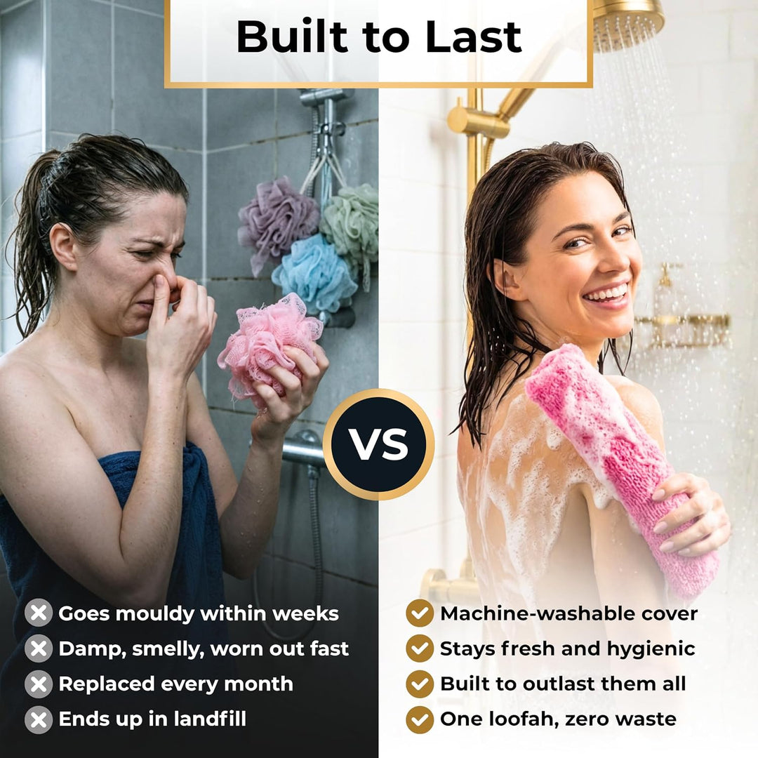 The Destiny Loofah – 13-Inch Exfoliating Body Scrubber