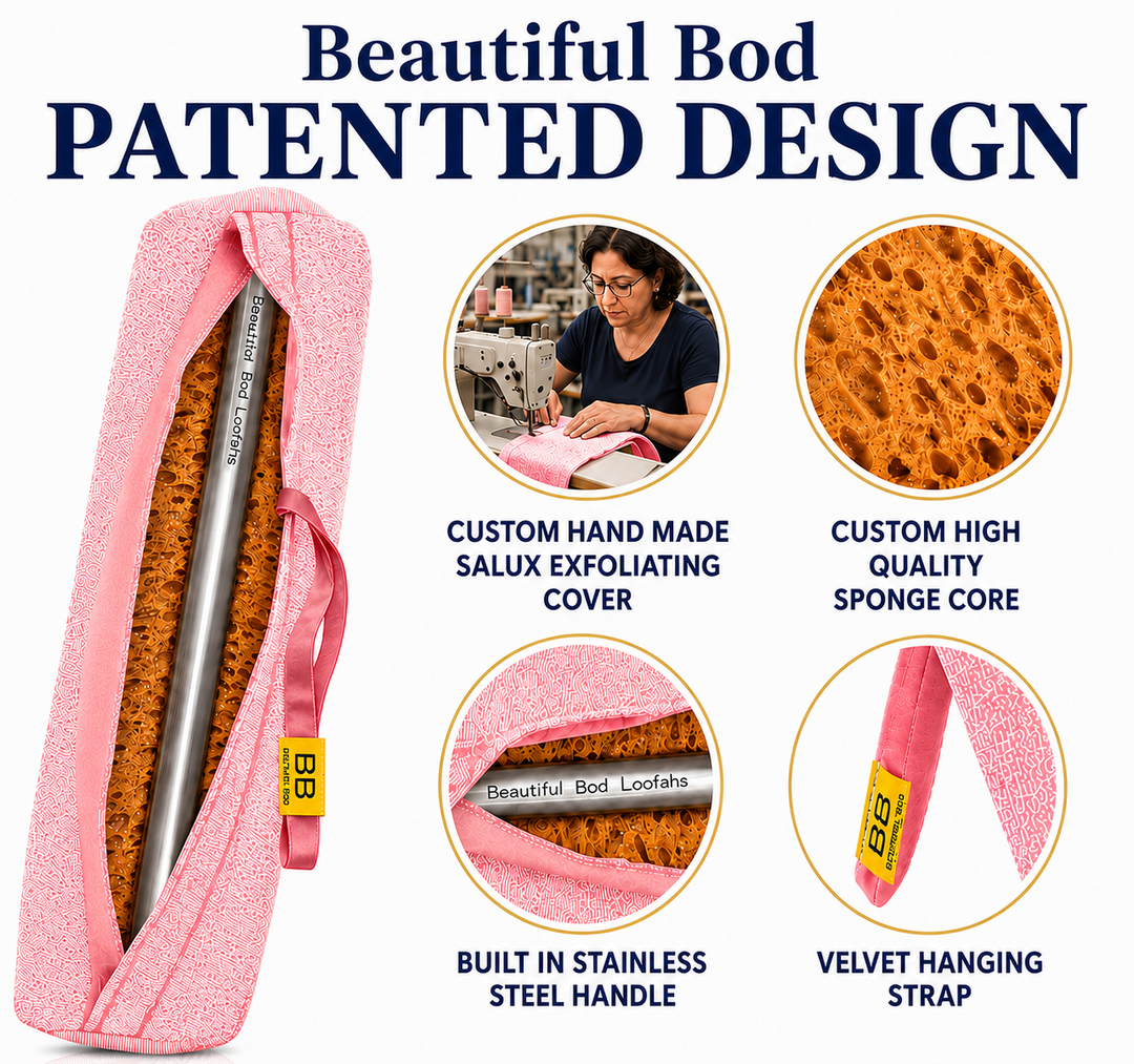Destiny 13-Inch Loofah - Exfoliating Body Scrubber for Effective Skin Exfoliation
